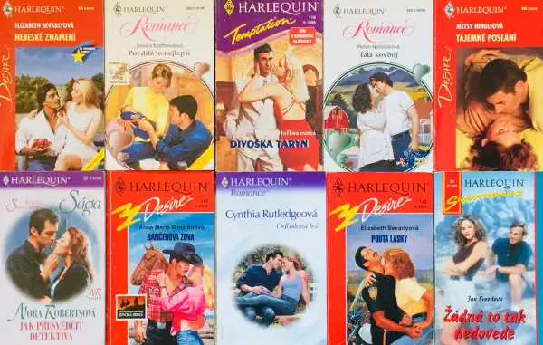 Velká knižní kolekce Harlequin 71. - 10x bazarová kniha