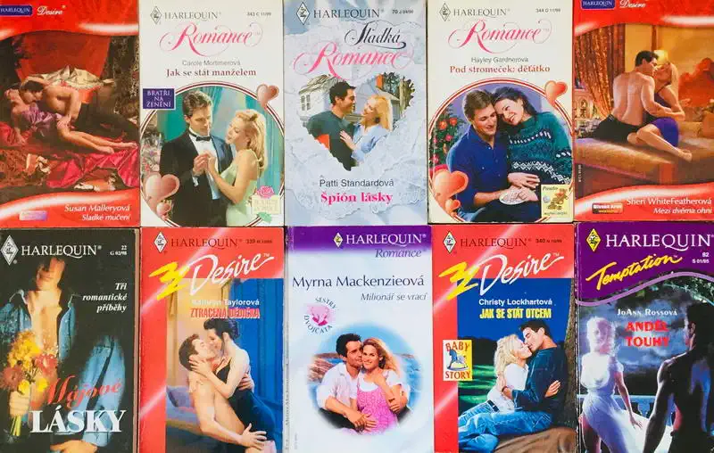 Velká knižní kolekce Harlequin 89. - 10x bazarová kniha