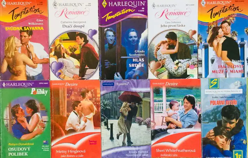 Velká knižní kolekce Harlequin 123. - 10x bazarová kniha