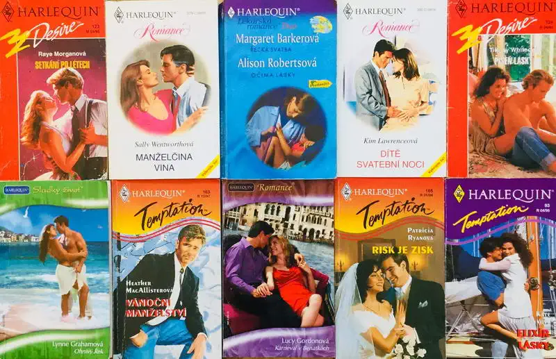 Velká knižní kolekce Harlequin 129. - 10x bazarová kniha