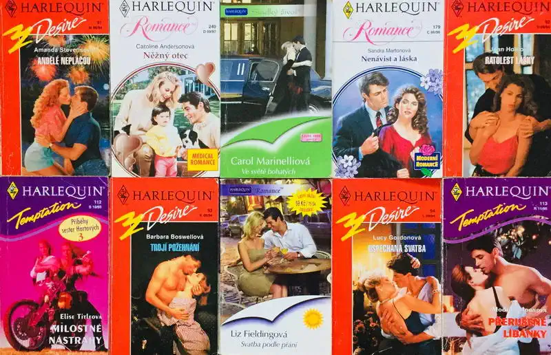 Velká knižní kolekce Harlequin 141. - 10x bazarová kniha