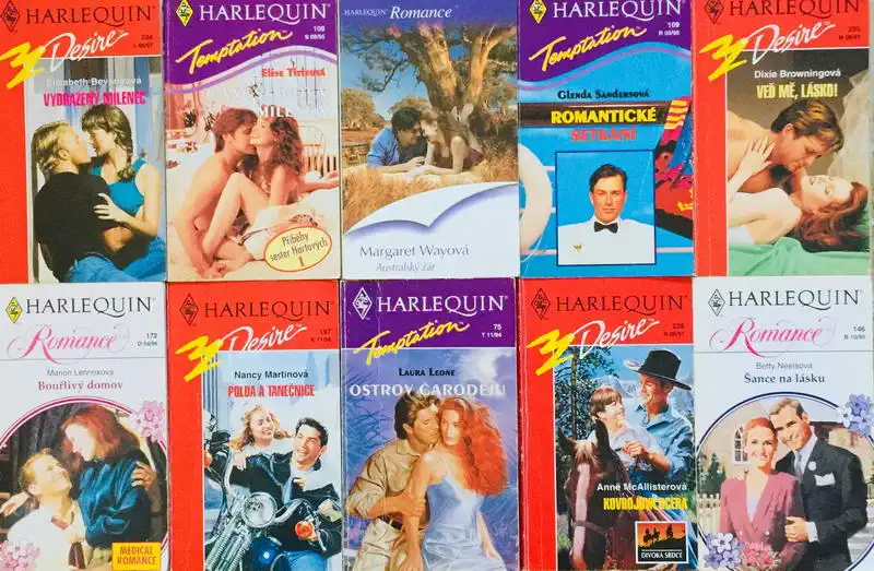 Velká knižní kolekce Harlequin 144. - 10x bazarová kniha