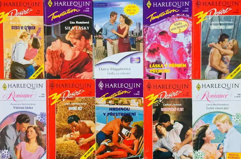 Velká knižní kolekce Harlequin 147. - 10x bazarová kniha