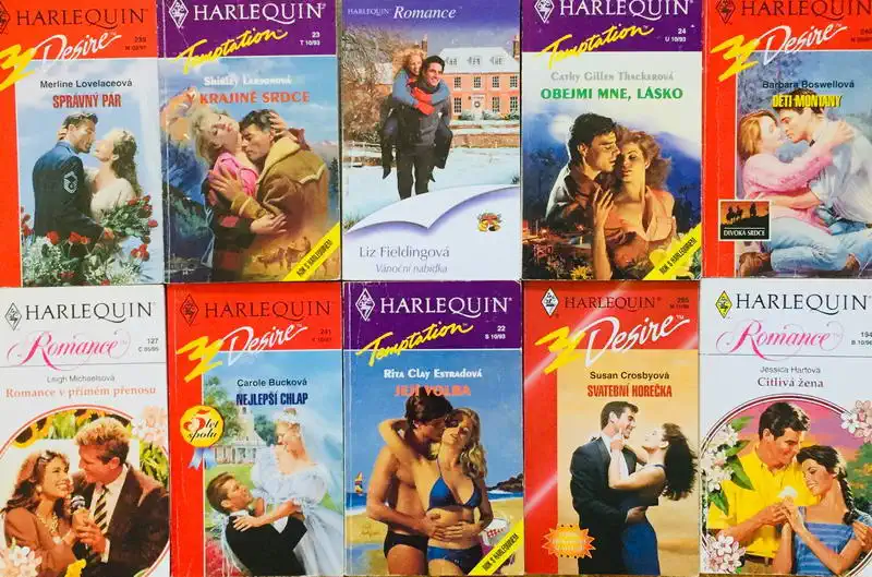 Velká knižní kolekce Harlequin 151. - 10x bazarová kniha