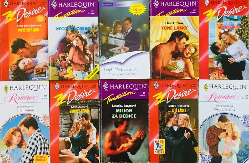 Velká knižní kolekce Harlequin 153. - 10x bazarová kniha