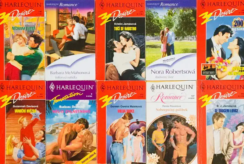Velká knižní kolekce Harlequin 162. - 10x bazarová kniha