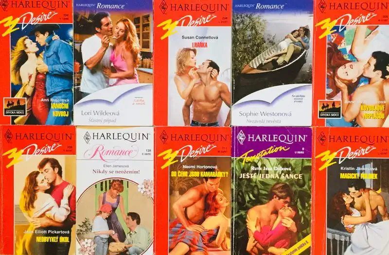 Velká knižní kolekce Harlequin 163. - 10x bazarová kniha