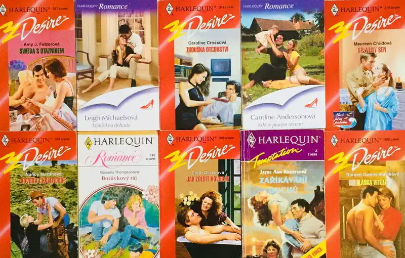 Velká knižní kolekce Harlequin 164. - 10x bazarová kniha