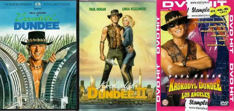 Kolekce krokodýl Dundee - 3x DVD