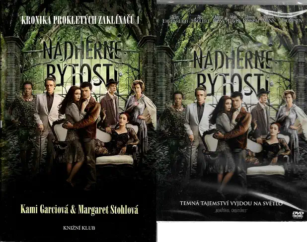 Kronika prokletých zaklínačů 1 / Nádherné bytosti - Kami Garcia & Margaret Stohl ( 1x kniha bazarová + DVD plast )