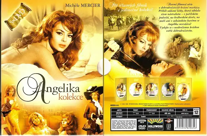 Kolekce Angelika / Michele Mercier - 5x DVD