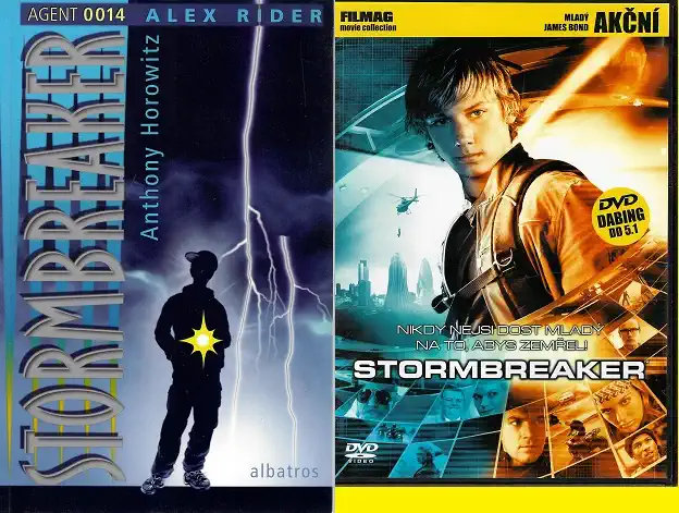 Stormbreaker - Anthony Horowitz ( 1x kniha bazarová + DVD )