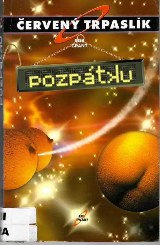 Pozpátku - Červený trpaslík - Rob Grant - bazarové zboží