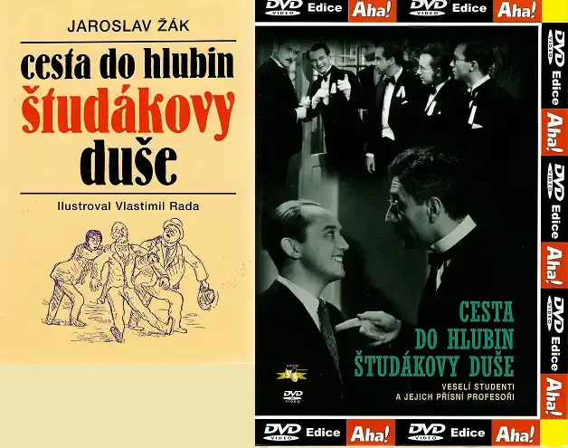 Cesta do hlubin študákovy duše - Jaroslav Žák ( 1x kniha bazarová + DVD )