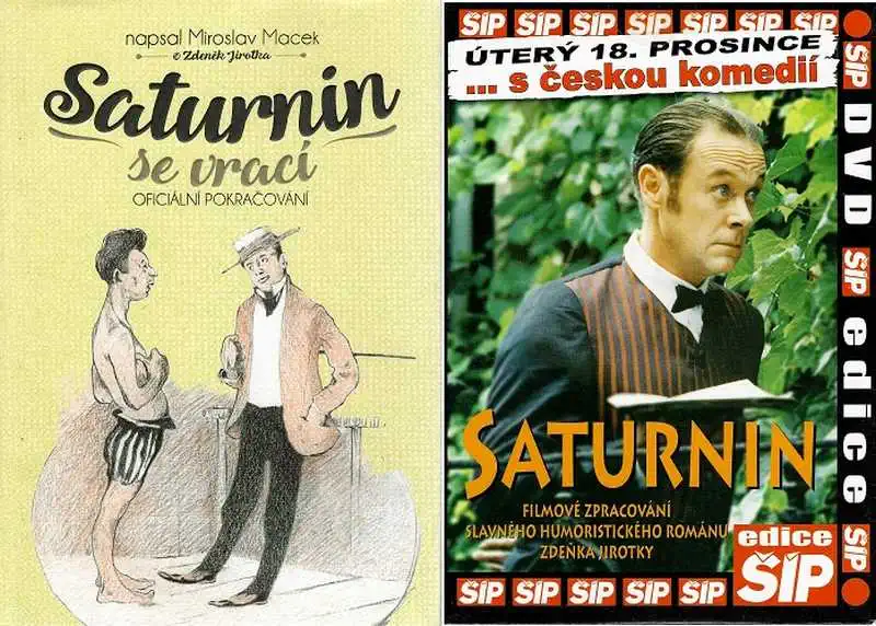 Saturnin se vrací - Miroslav Macek ( 1x kniha bazarová + DVD )