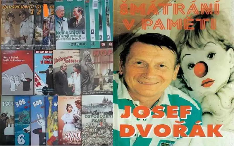 Šmátrání v paměti - Josef Dvořák ( 1x kniha bazarová + 17 DVD)