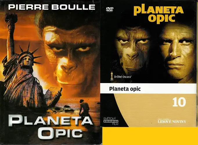 Planeta opic - Piere Boulle ( 1x kniha + DVD ) bazarové zboží