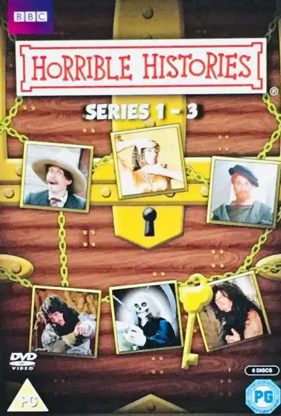Horrible Histories / Děsivé dějiny - Series 1-3 - v originálním znění bez CZ titulků - 6xDVD /3xplast v šubru/