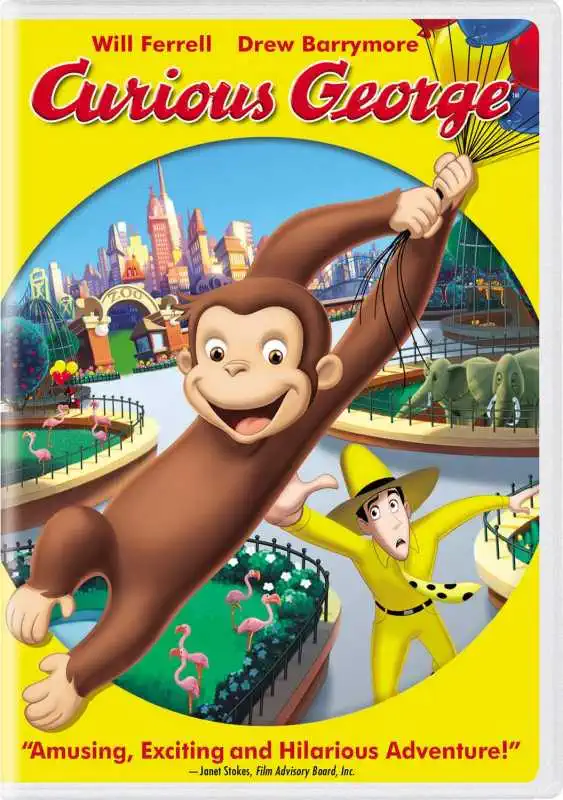 Curious George / Zvědavý George - v originálním znění bez CZ titulků - DVD /plast/
