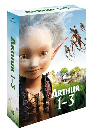 Arthur 1-3 - 3xDVD /3xplast v šubru/bazarové zboží/