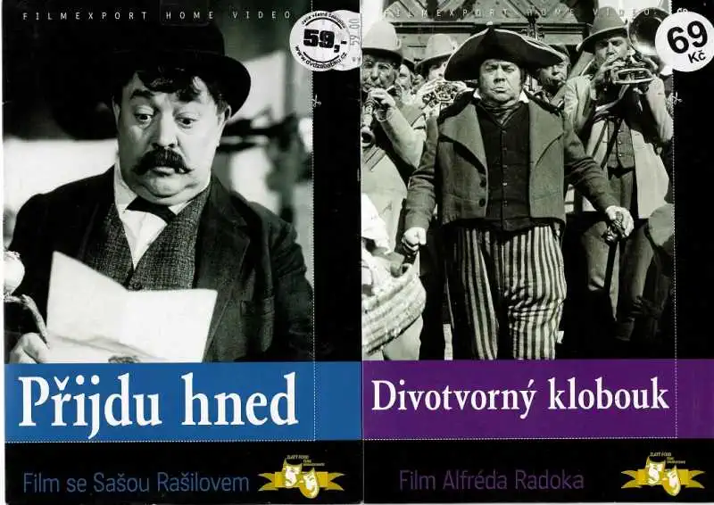 Nedělní filmy pro pamětníky 17. - Saša Rašilov - 2 DVD pošetka