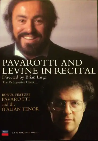 Pavarotti and Levine in Recital - DVD /plast/