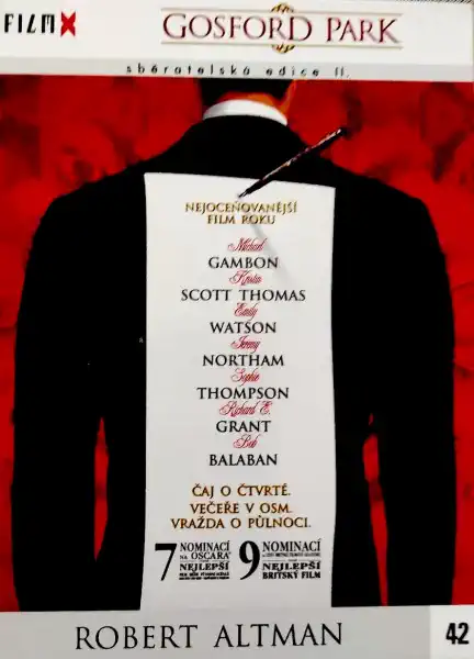 Gosford Park - sběratelská edice II. - DVD /digipack v šubru/