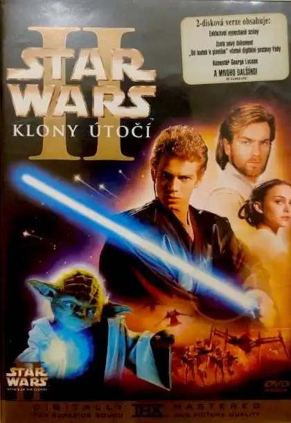 Star Wars - Klony útočí - 2-disková verze - v originálním znění s CZ titulky - 2xDVD /plast/