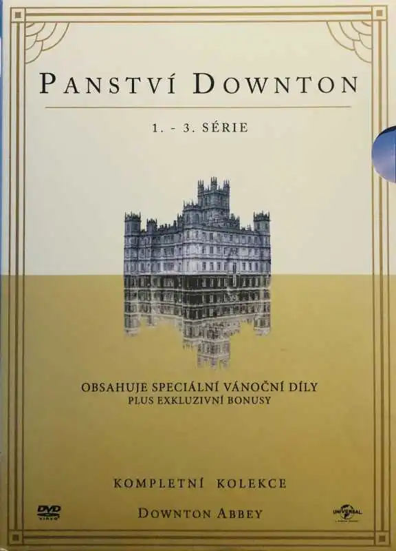 Panství Downton - 2. - 3. série - 11xDVD /3xplast v šubru/