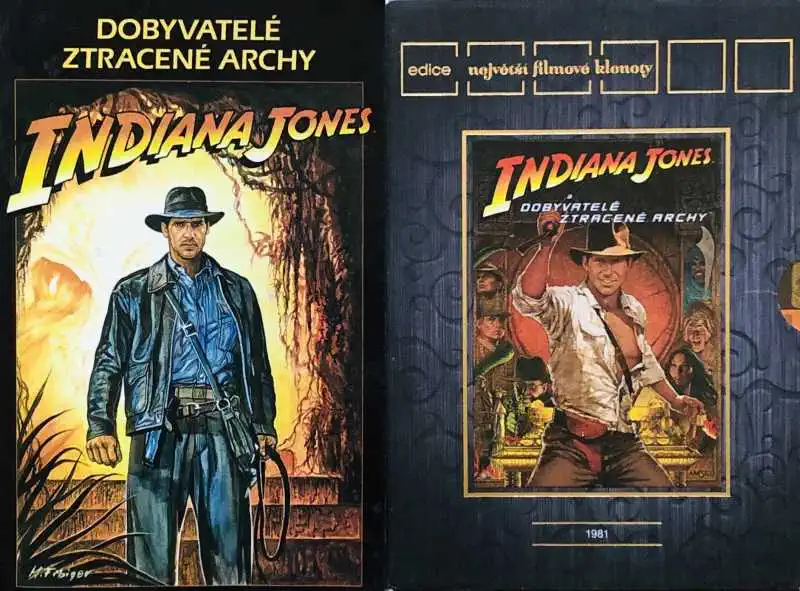 Knižní kolekce Indiana Jones a dobyvatelé ztracené Archy - kniha bazarová + DVD /plast v šubru/
