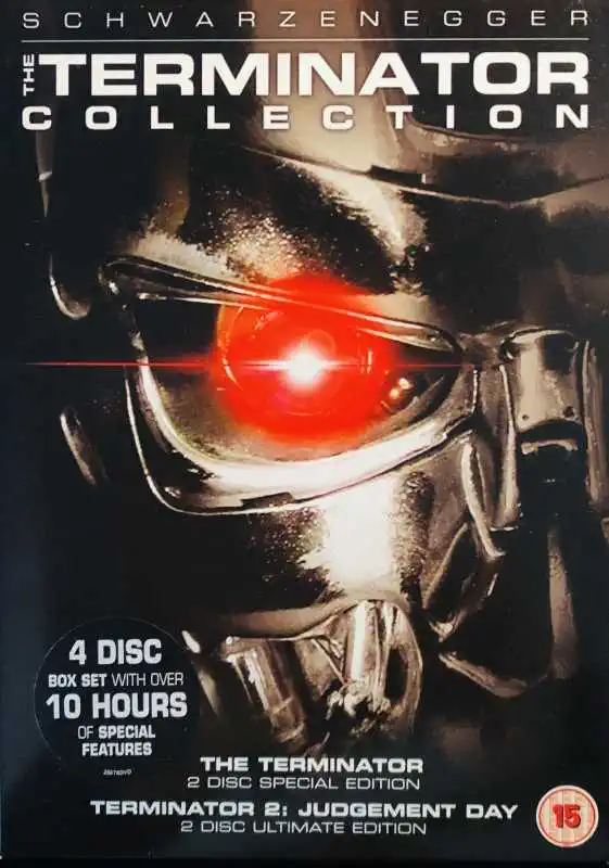 Terminator Collection - v originálním znění bez CZ titulků - 4xDVD /2xplast v šubru/