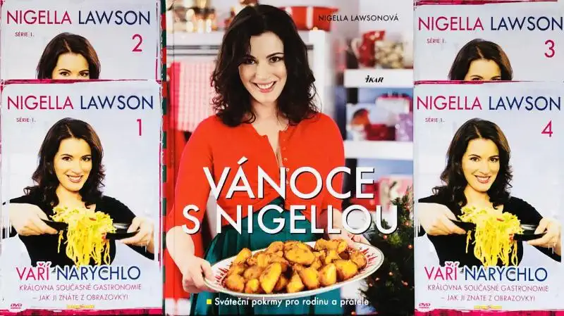 Knižní kolekce Nigella Lawson I. - 1x kniha + 4x DVD /pošetka/