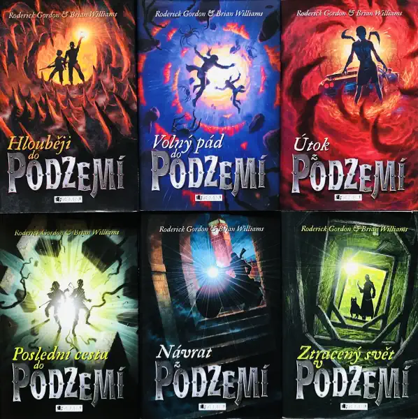 Knižní kolekce Podzemí - Roderick Gordon & Brian Williams /6x kniha/bazarové zboží
