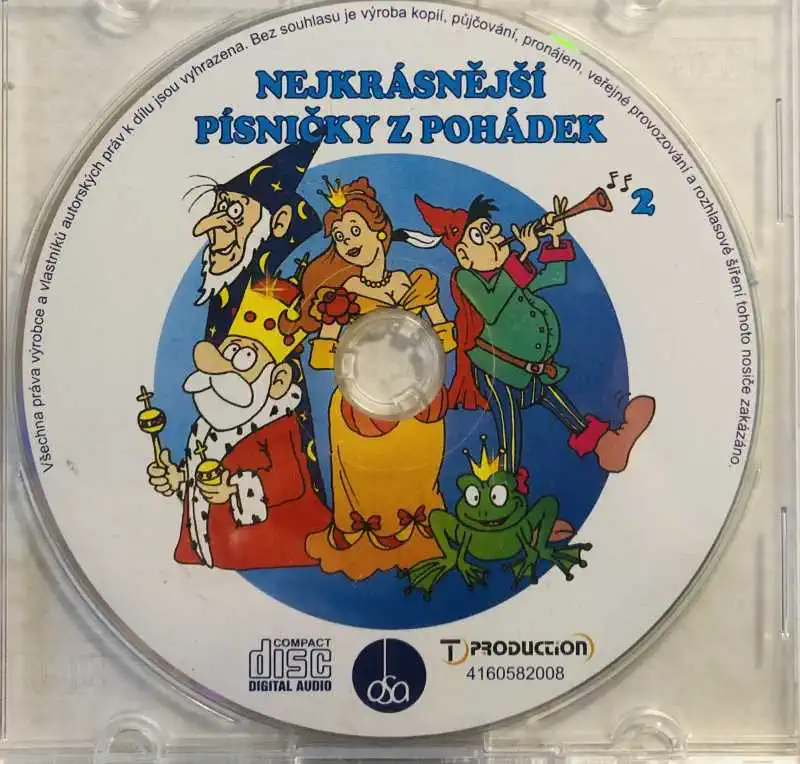 Nejkrásnější písničky z pohádek 2 - CD /slim/