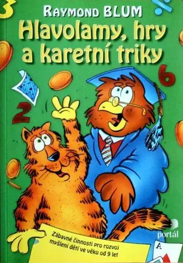 Hlavolamy, hry a karetní triky - Raymond Blum /bazarové zboží/
