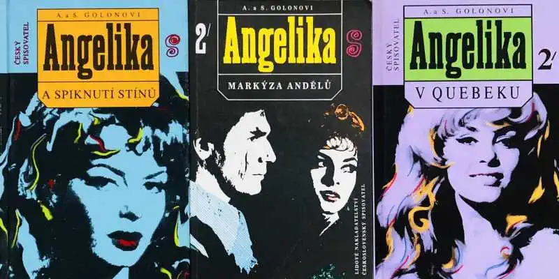 Knižní kolekce Angelika I - /3x bazarová kniha/