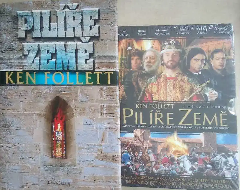 Knižní kolekce Pilíře země /kniha bazarová + DVD nové/