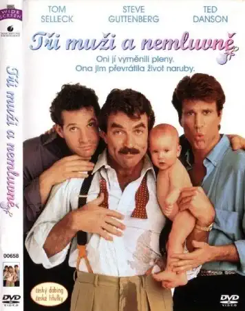 Tři muži a nemluvně - plast /bazarové zboží/