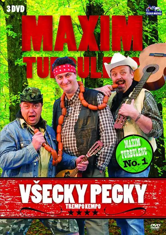 Všecky pecky - Trempokempo - Maxim Turbulenc (3DVD) /bazarové zboží/