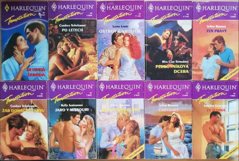 Knižní kolekce HARLEQUIN Temptation V.
