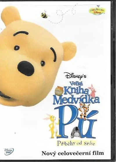 Velká kniha medvídka Pú - Příběhy od srdce - DVD plast /bazarové zboží/