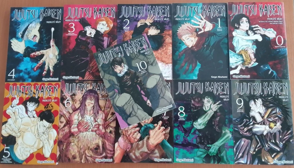 Knižní kolekce Jujutsu Kaisen - Prokleté války 0 - 10 - Gege Akutami /bazarové zboží/