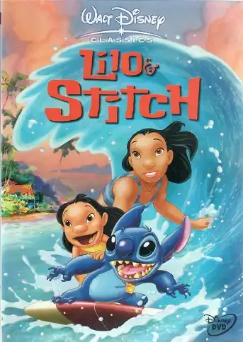 Lilo a Stitch ( bazarové zboží ) plast DVD