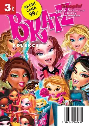 Kolekce Bratz - 3 DVD