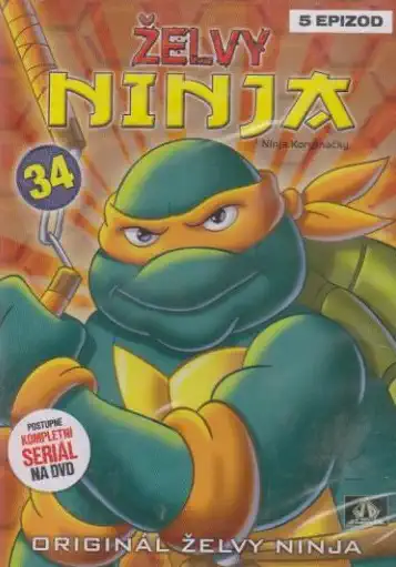 Želvy ninja 34 - VAPET - DVD (bazarové zboží)