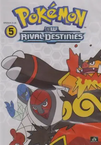 Pokémon : BW rival destinies 21. - 25. díl ( plast ) DVD