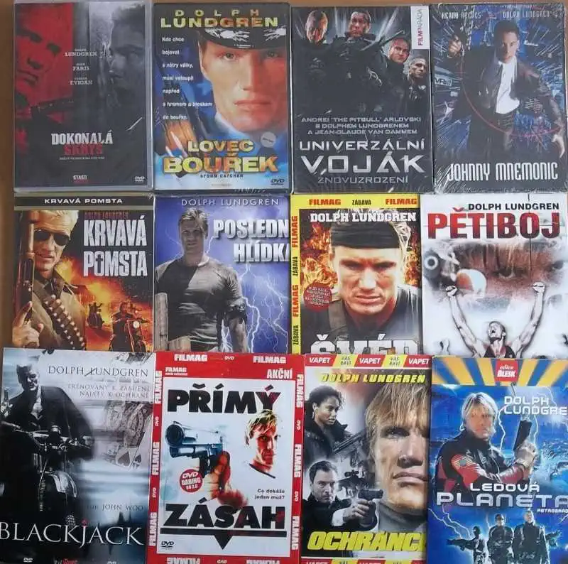 Kolekce Dolph Lundgren - 12 DVD