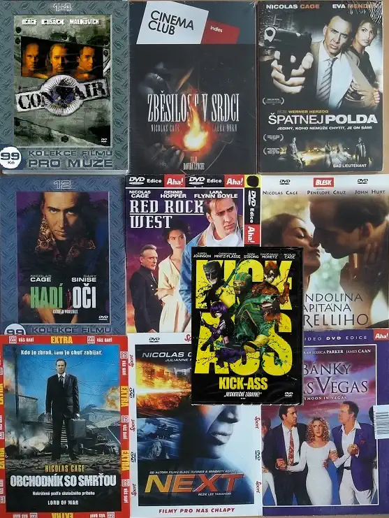 Kolekce Nicolas Cage - 10 DVD