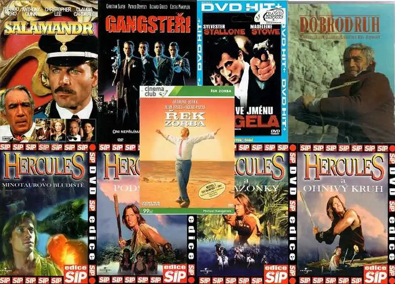 Kolekce Anthony Quinn 9 DVD