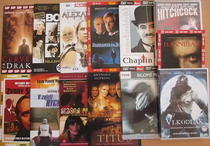 Kolekce Anthony Hopkins - 13 DVD